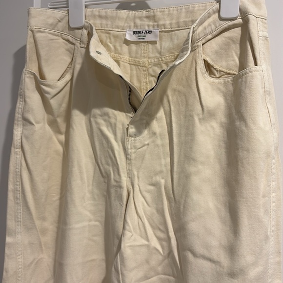 Double Zero Womens Wide Leg Jeans Large - Picture 3 of 6